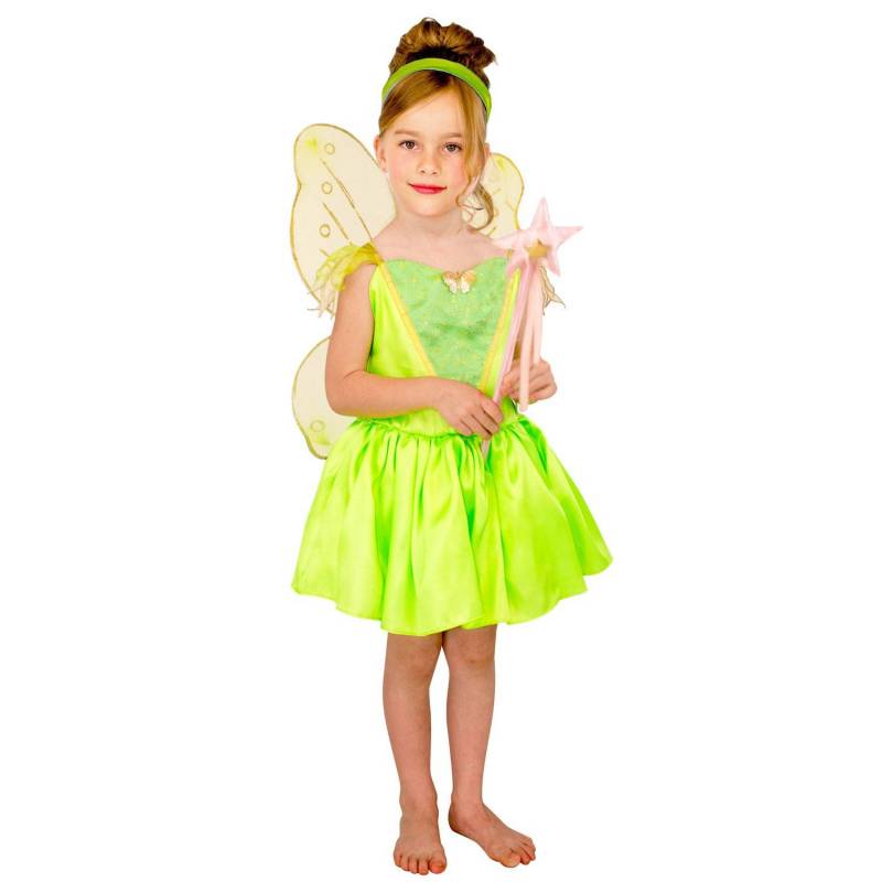 Costume Fée Clochette Enfant - FINDPITAYA - Robe Verte Cosplay Halloween