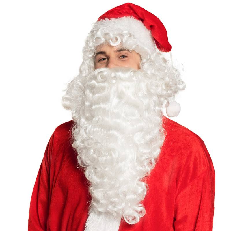 Perruque et barbe Père Noël adulte : Deguise-toi, achat de Accessoires
